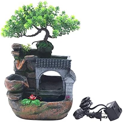 Sparkling LED Tabletop Waterfall Fountain Decor