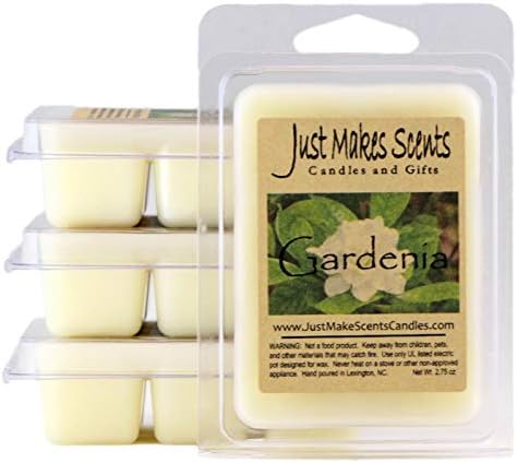 4 Pack Gardenia Scented Wax Melts by Just Makes Scents