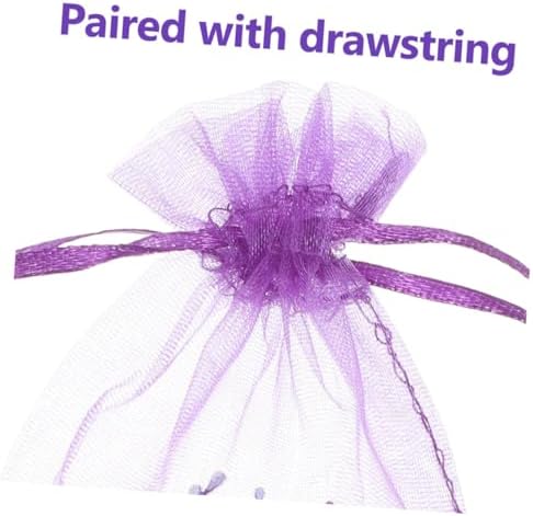 Luxshiny 20pcs Lavender Sachets with Drawstring Mesh Bags
