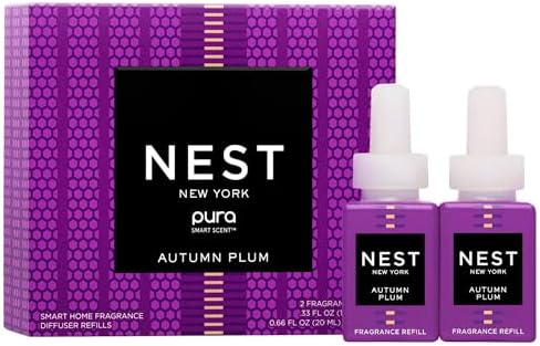 NEST New York Smart Vials Refill Set of 2 Autumn Plum