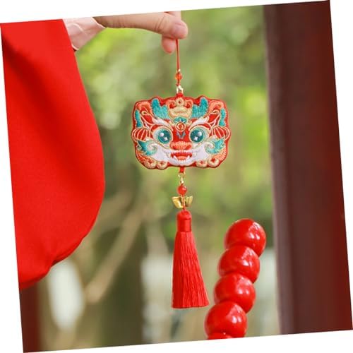LIFKOME Embroidered Dragon Sachet Holder Bag