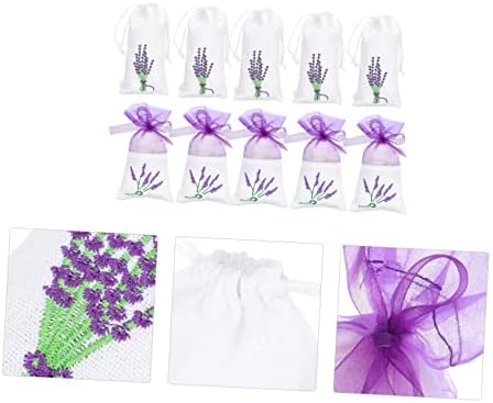 10pcs Drawstring Sachet Pendants for Scent Potpourri Medicine
