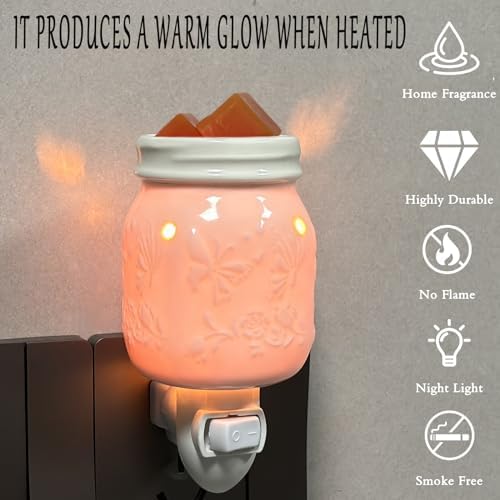 Butterfly Motif Plug In Wax Warmer for Fragrance