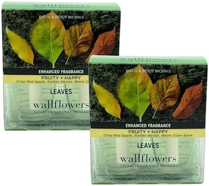 Bath Body Works Leaves Wallflower Bulb Refills 4 Pack