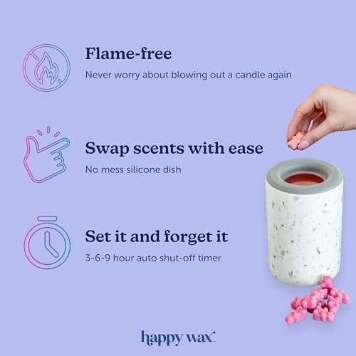 Happy Wax Copper Dipped Mini Mod Wax Melt Warmer with Timer