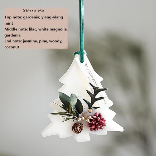 3 Pack Scented Wax Sachets with Christmas Tree Design