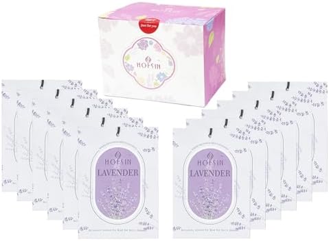 HOFSIN 12 Pack Lavender Sachets for Home and Car