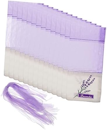 50pcs Lavender Sachet Bags for Home Car and Jewelry Organizing