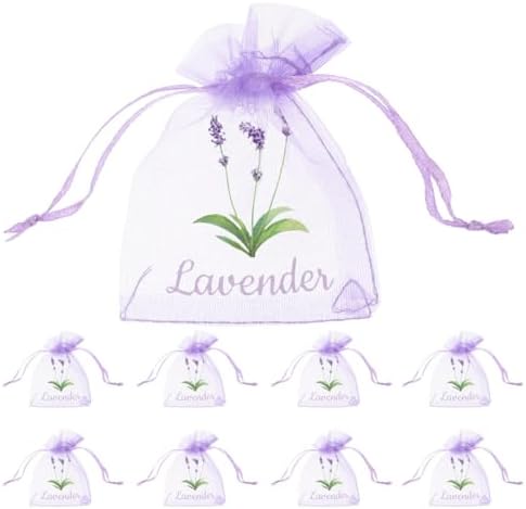 MAGICLULU Lavender Sachets 20pcs Drawstring Storage Pouches