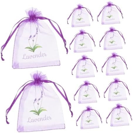 Cabilock 20pcs Lavender Scented Drawstring Sachets
