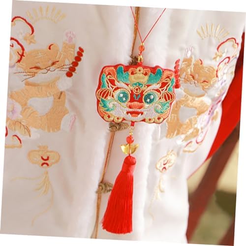 LIFKOME Embroidered Dragon Sachet Holder Bag