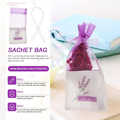 Gatuida 30Pcs Lavender Storage Bags with Drawstring