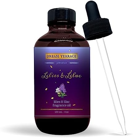 Lilies Lilac 4oz Fragrance Oil with Glass Dropper - Made in The USA
