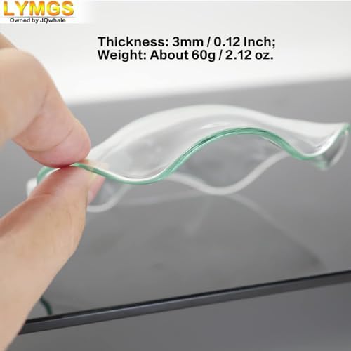 LYMGS 45 Inch Glass Wax Melt Warmer Dish
