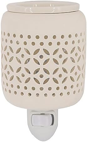 CVHOMEDECO Wall Plug-in Wax Melt Warmer with Night Light