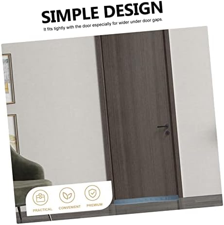 NUOBESTY 3pc Under Door Draft Stopper Soundproof Windproof Seal Strip