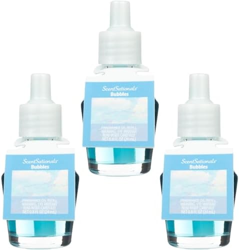 Scentsationals Fragrance Oil Refills 3-Pack - Bubbles