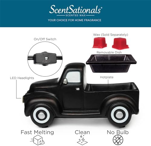 Scentsationals Wax Melt Warmer - Black Truck Design