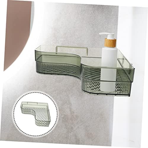 Ciieeo Adhesive Corner Shelf for Bathroom Floating Design