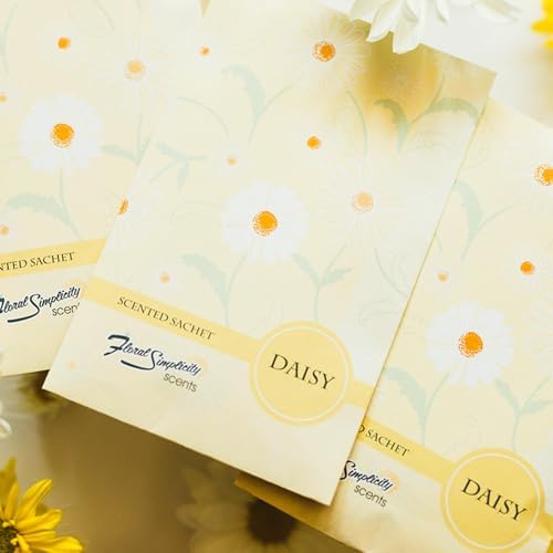 Floral Simplicity Daisy Scented Sachets Pack of 6