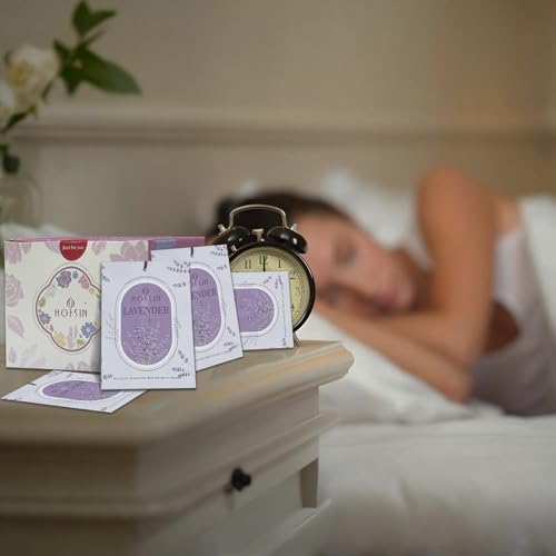 HOFSIN 12 Pack Lavender Sachets for Home and Car