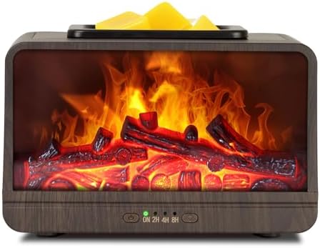Electric Fireplace Wax Melt Warmer with 4 Timer Auto Shut Off
