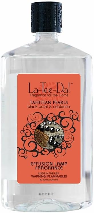 La-Tee-Da Effusion Fragrance Lamp Oil Tahitian Pearls 32 oz