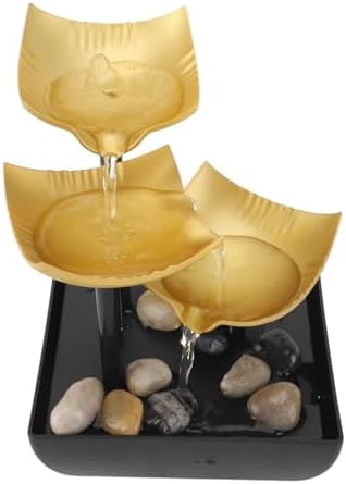 3 Tier Desktop Fountain with LED USB Light