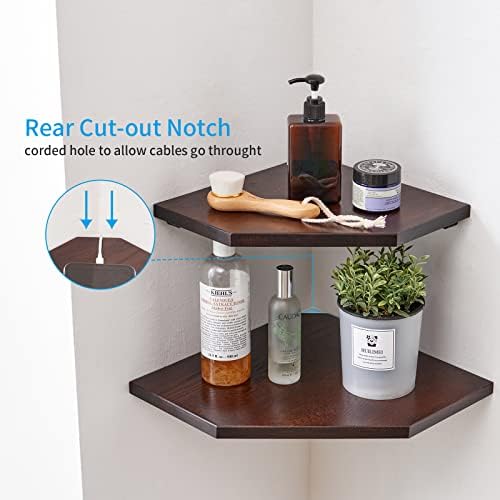 Conamily Corner Shelf Wall Mount Set of 2