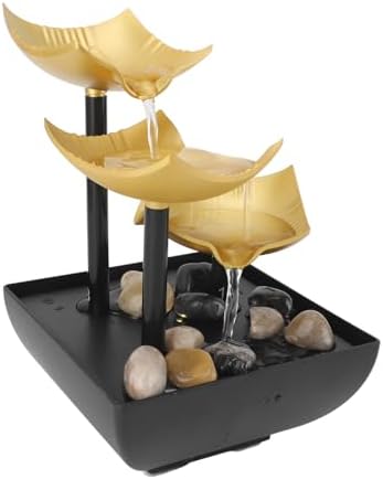 3 Tier Desktop Fountain with LED USB Light