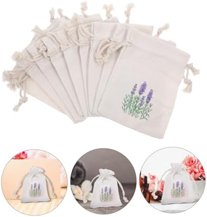 10pcs Lavender Sachet Bags with Drawstring