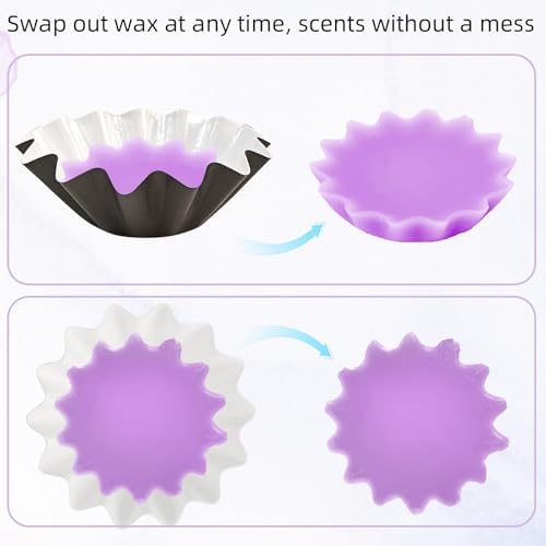 50 Pcs Reusable Wax Melt Liners For Electric Warmers