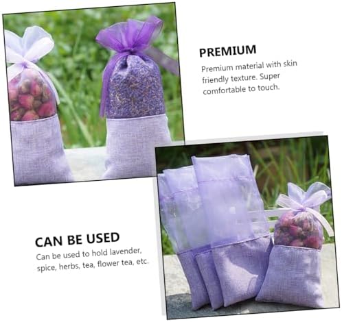 Lavender Sachet Bags 24 Pack for Home Fragrance and Wardrobe Storage