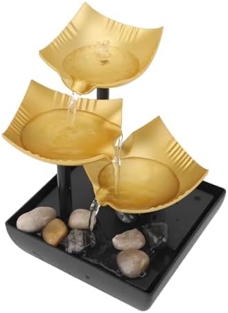 3 Tier Desktop Fountain with LED USB Light