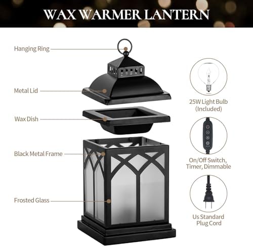 Wax Melt Warmer with Timer for Home Fragrance