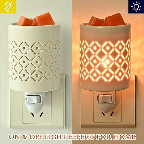 Stylish Plug in Wax Warmer with White Porcelain