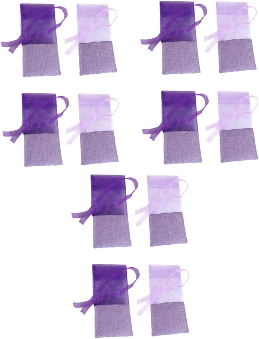 Lavender Sachet Bags 24 Pack for Home Fragrance and Wardrobe Storage