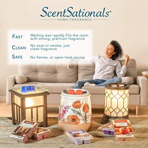 Scentsationals Wax Melt Warmer - Thousand Kisses Mint