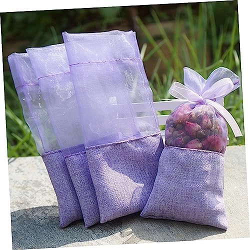 Ipetboom 12Pcs Small Drawstring Gauze Storage Pouches for Spices and Aromatics