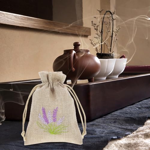 10 Pack Reusable Drawstring Sachet Bags for Home Fragrance