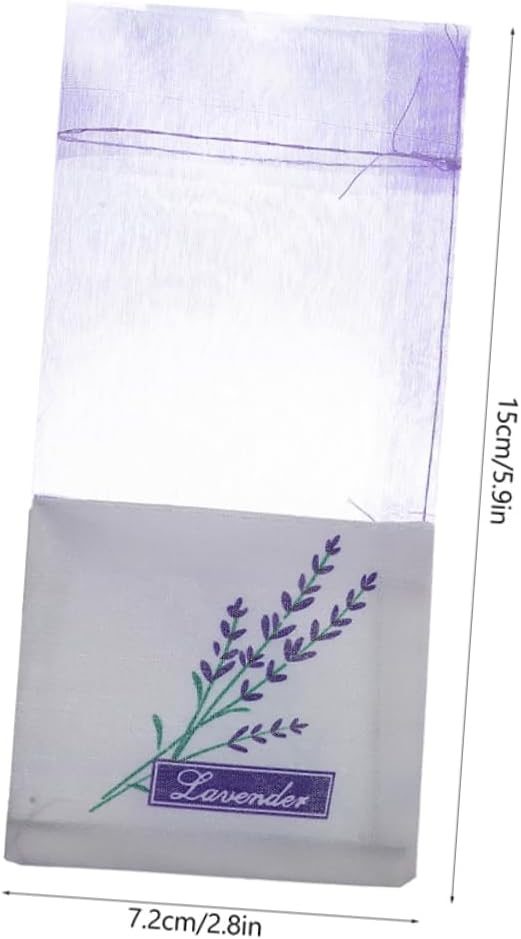 Hemoton 50pcs Lavender Sachet Bags for Home Fragrance and Closet Storage
