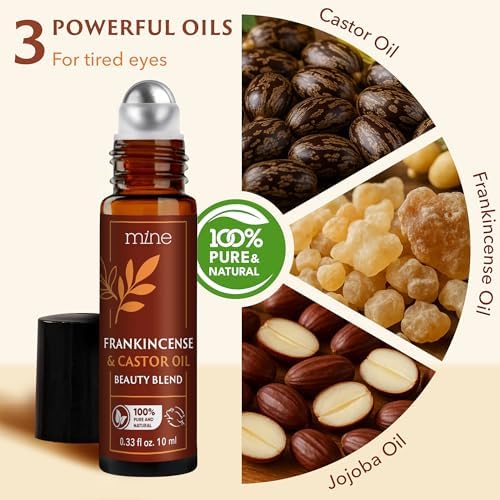 Mine Pure Castor Oil Frankincense Roll On - Hexane Free for Face