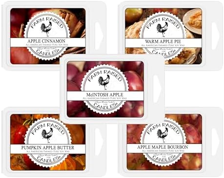 Farm Raised Candles Apple Wax Melts 5 Pack