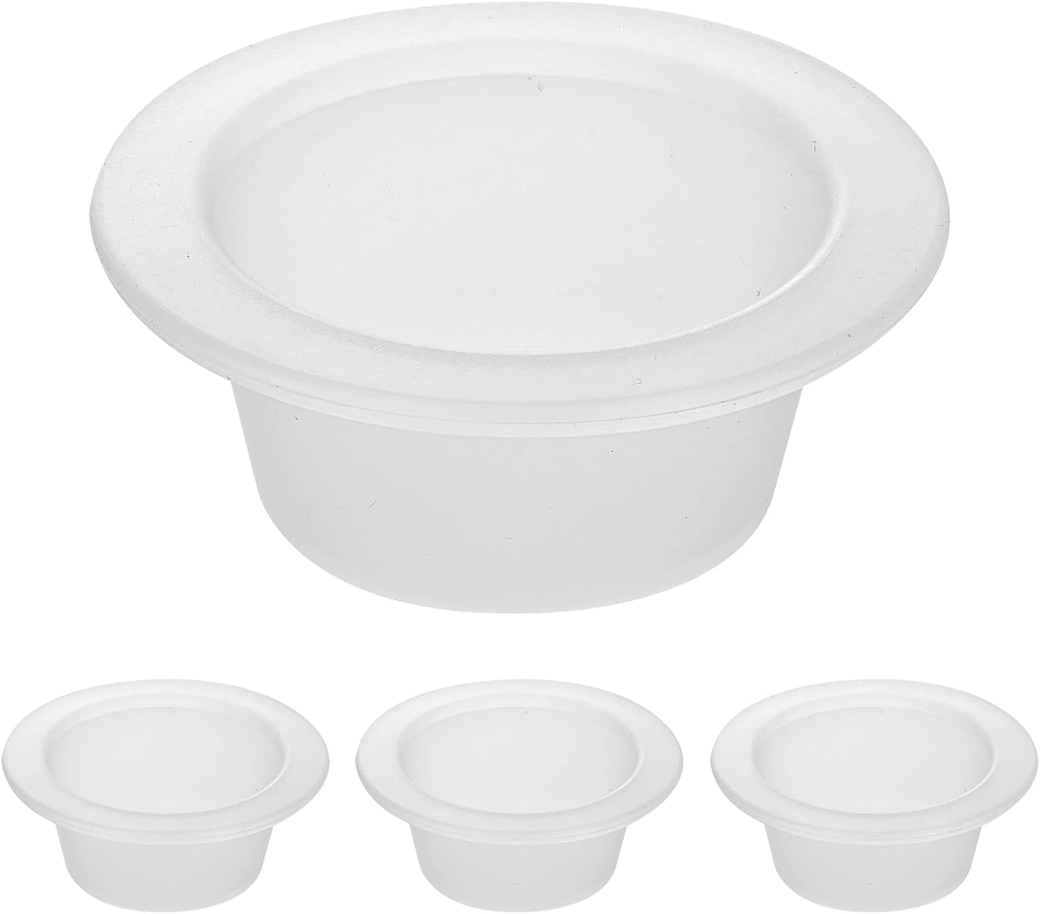 ASAWASA 4 Pcs Silicone Wax Warmer Liners Reusable