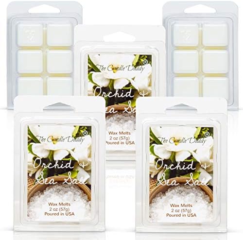 The Candle Daddy Orchid Sea Salt Scented Wax Melt - 2 Ounces