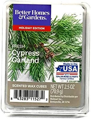 NITRO Better Homes Gardens Scented Wax Cubes Fresh Cypress Garland 2019 Limited Edition