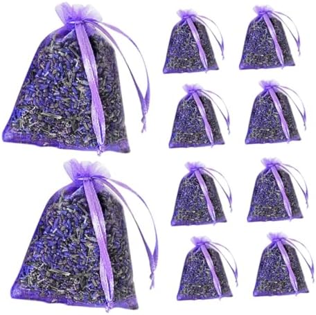 Garneck 10pcs Lavender Sachets for Freshening Closets and Home Fragrance