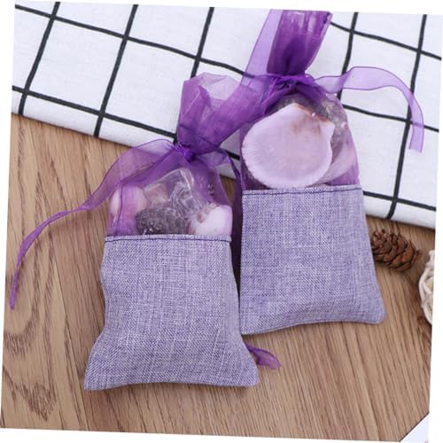 24pcs Lavender Scented Sachet Bags for Home Fragrance and Storage