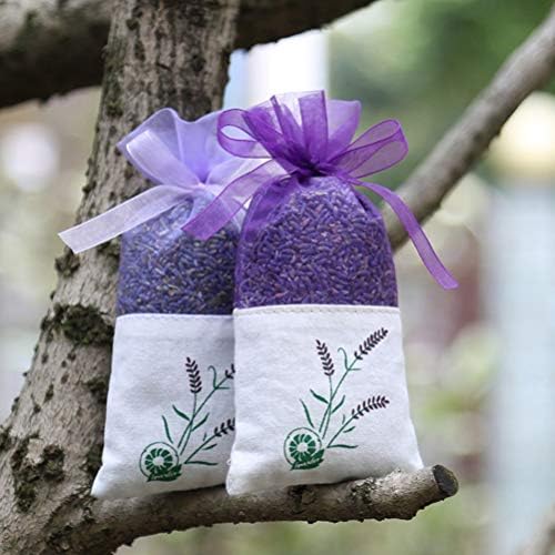 Gatuida 30Pcs Lavender Storage Bags with Drawstring