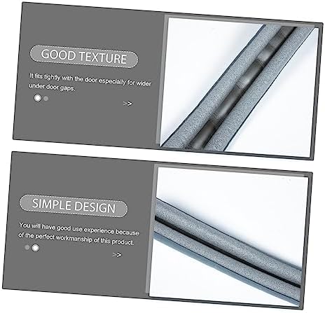 NUOBESTY 3pc Under Door Draft Stopper Soundproof Windproof Seal Strip